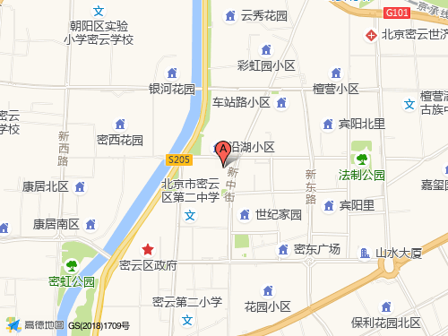 密云區(qū)地圖