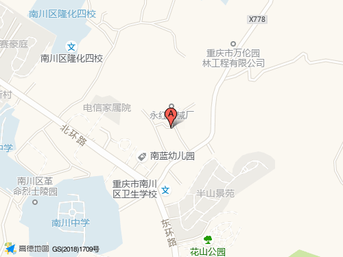 南川區(qū)地圖