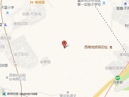 沙坪壩區(qū)地圖