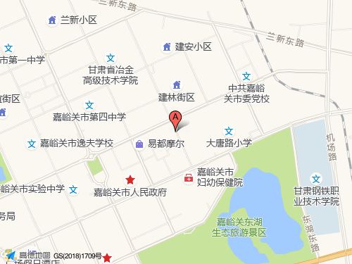 嘉峪關(guān)地圖