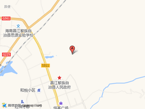 昌江地圖