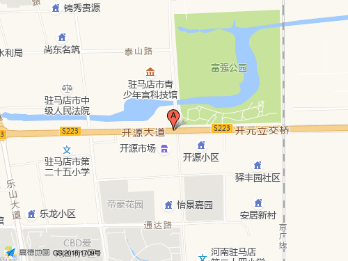 駐馬店地圖