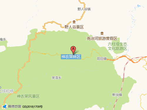 神農(nóng)架地圖