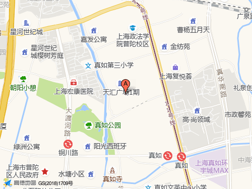 普陀區(qū)地圖