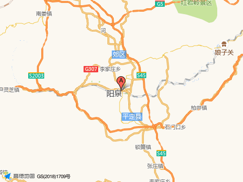 陽(yáng)泉地圖