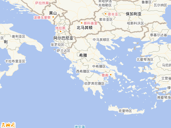 希臘地圖