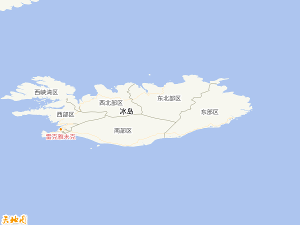 冰島地圖