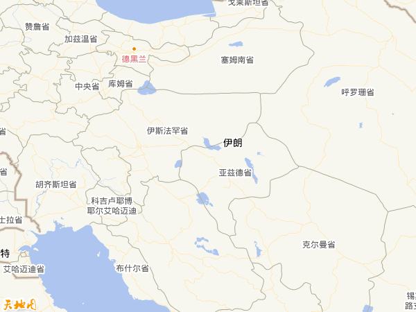 伊朗地圖