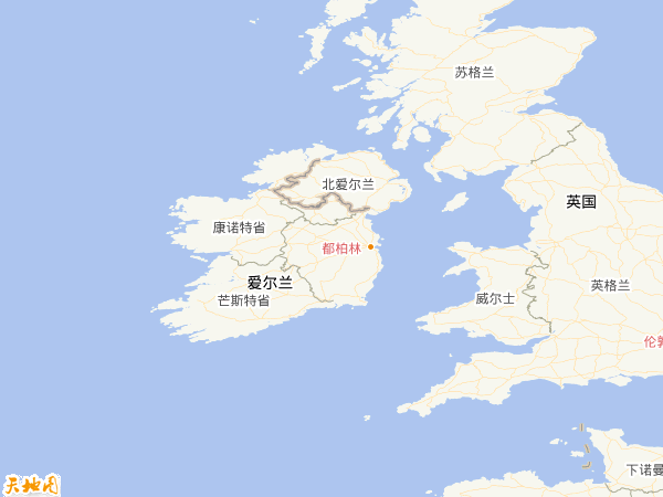 愛爾蘭地圖