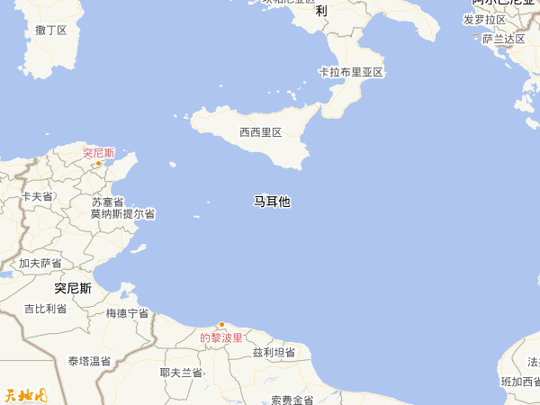 馬耳他地圖