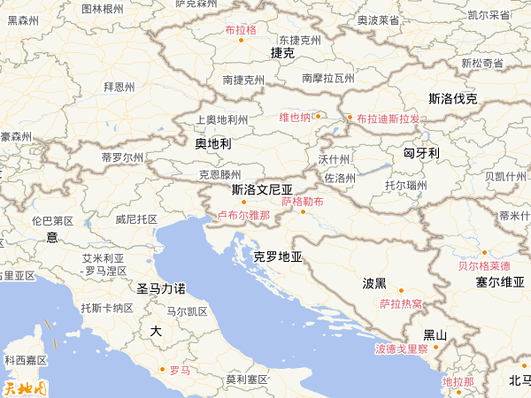 斯諾文尼亞地圖